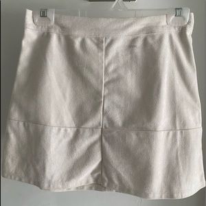 Lulus suede mini skirt
